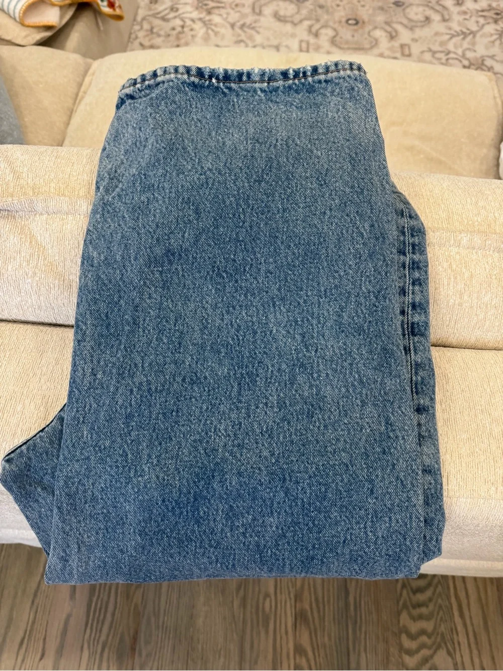We The Free Relaxed Wide-Leg Light Blue Jeans Women’s 30 ~ WORN ONCE - Picture 8 of 15
